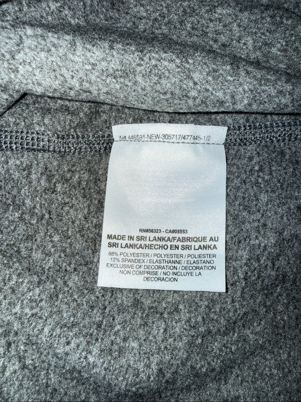 Nike Gray Long Sleeve Performance Top - Picture 4 of 6